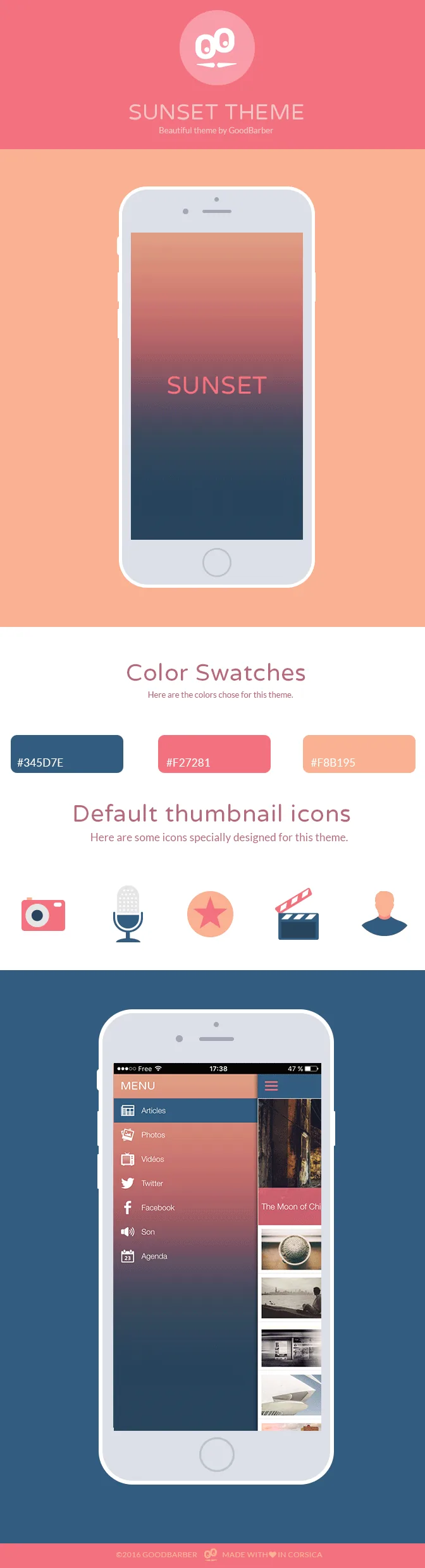 New theme: Sunset