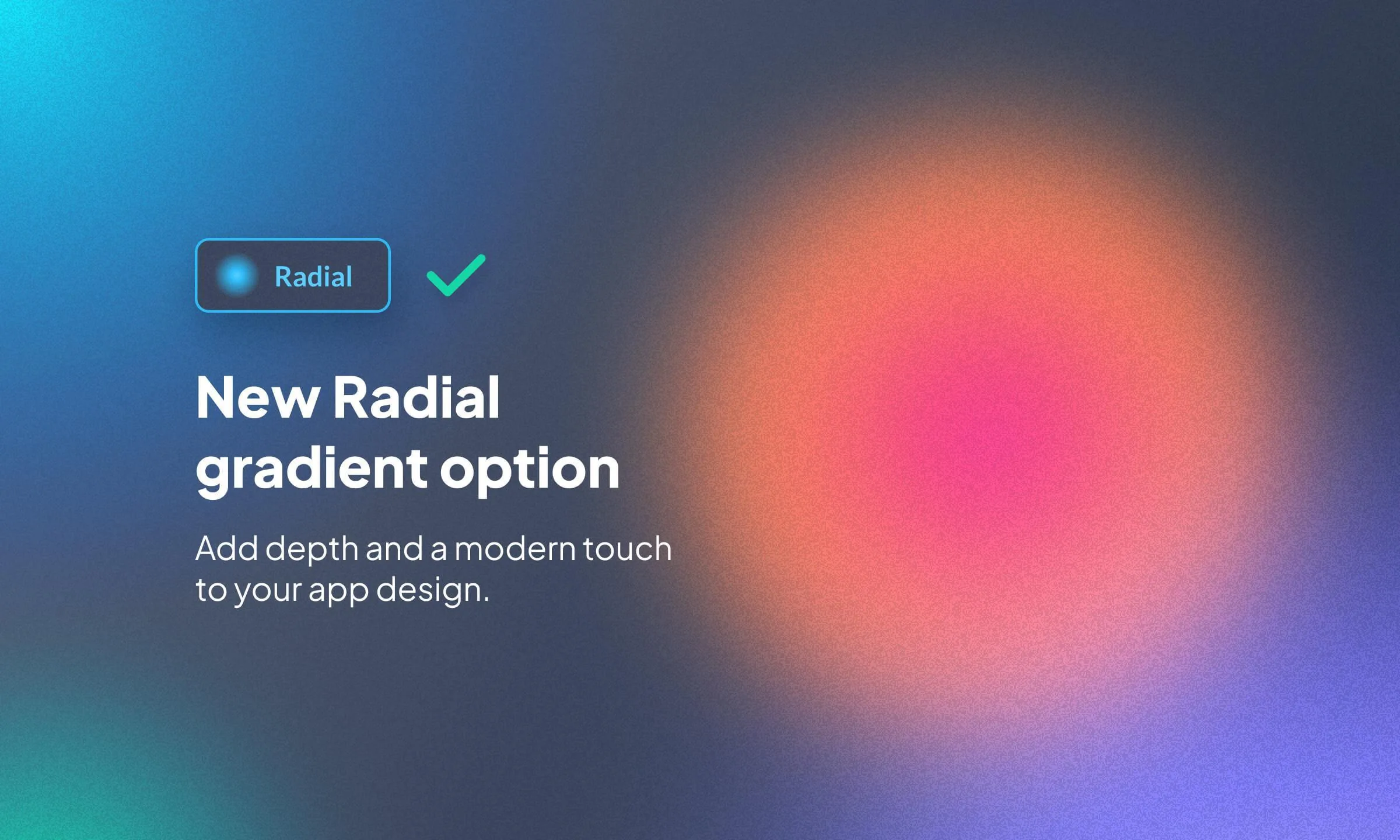 Radial gradients have arrived on GoodBarber!