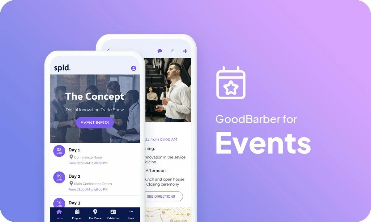 Create an app for a professional event: A 4 steps guide