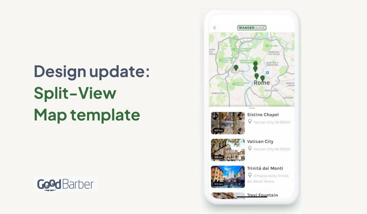 Design update: a new Split View map template