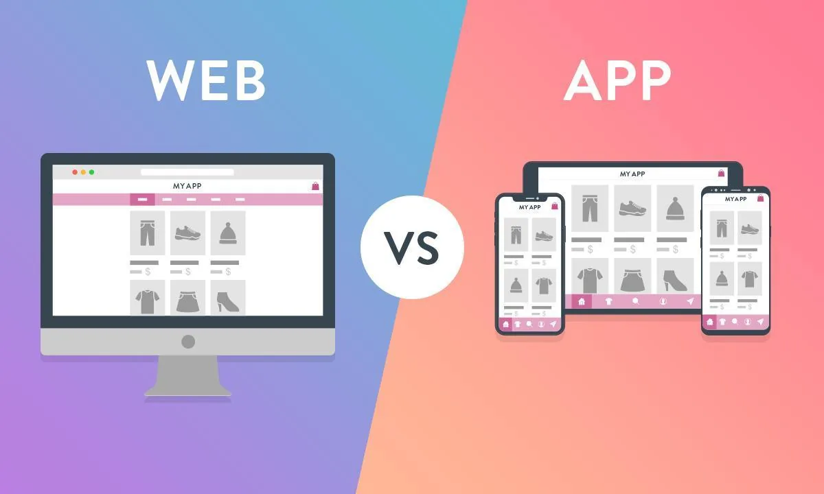 Shopping website or Shopping app?