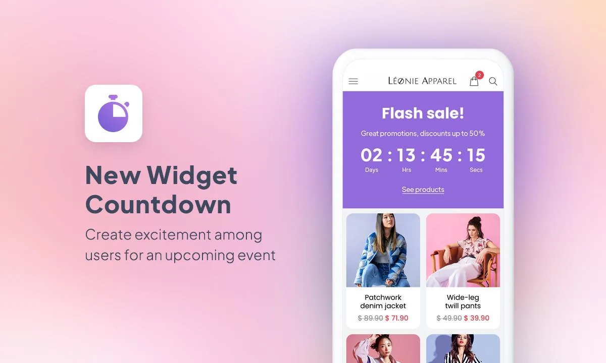 Get the adrenaline pumping with a Countdown timer